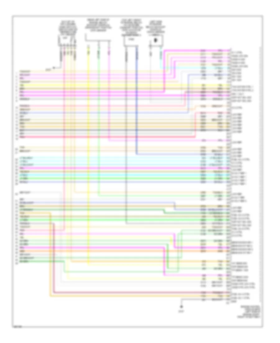 3.6L VIN 7, Engine Performance Wiring Diagram (6 of 6) for Saturn Aura Green Line 2007
