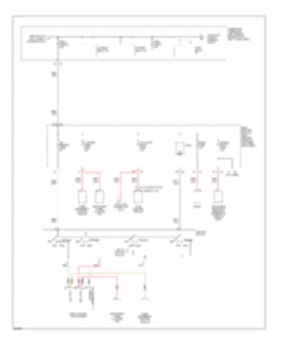 Power Distribution Wiring Diagram (3 of 5) for Saturn Aura Green Line 2007