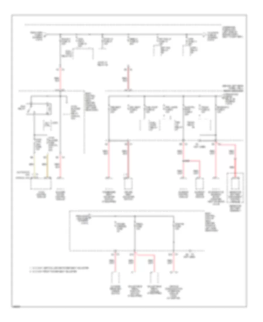 Power Distribution Wiring Diagram 4 of 5 for Saturn Aura Green Line 2007