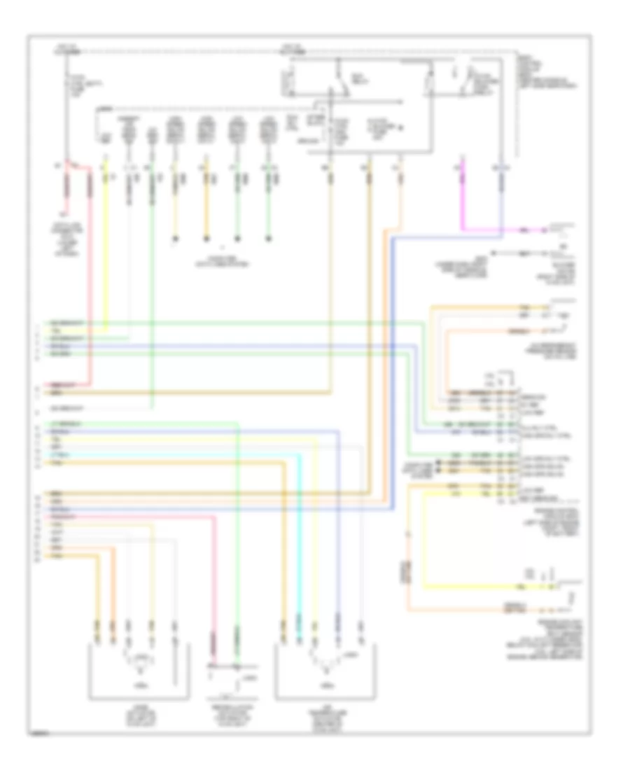 3.6L VIN 7, Manual AC Wiring Diagram (2 of 2) for Saturn Aura XE 2007