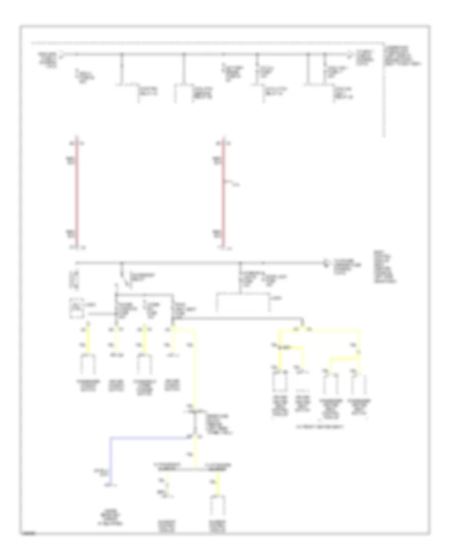 Power Distribution Wiring Diagram 2 of 5 for Saturn Aura XE 2007