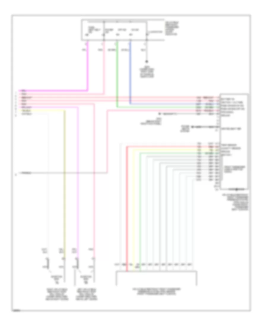 Supplemental Restraints Wiring Diagram (3 of 3) for Saturn Aura XE 2007