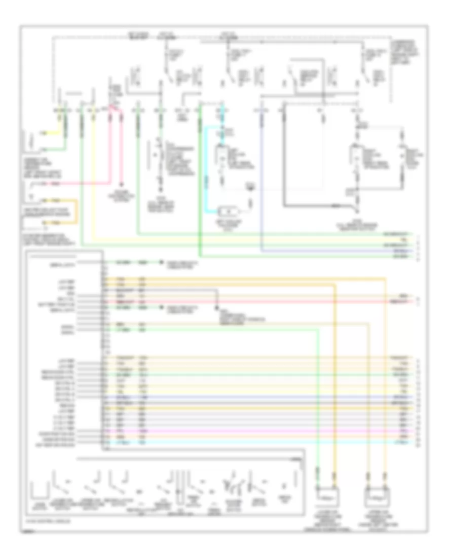 2 4L VIN 5 Automatic A C Wiring Diagram 1 of 2 for Saturn Aura XR 2007