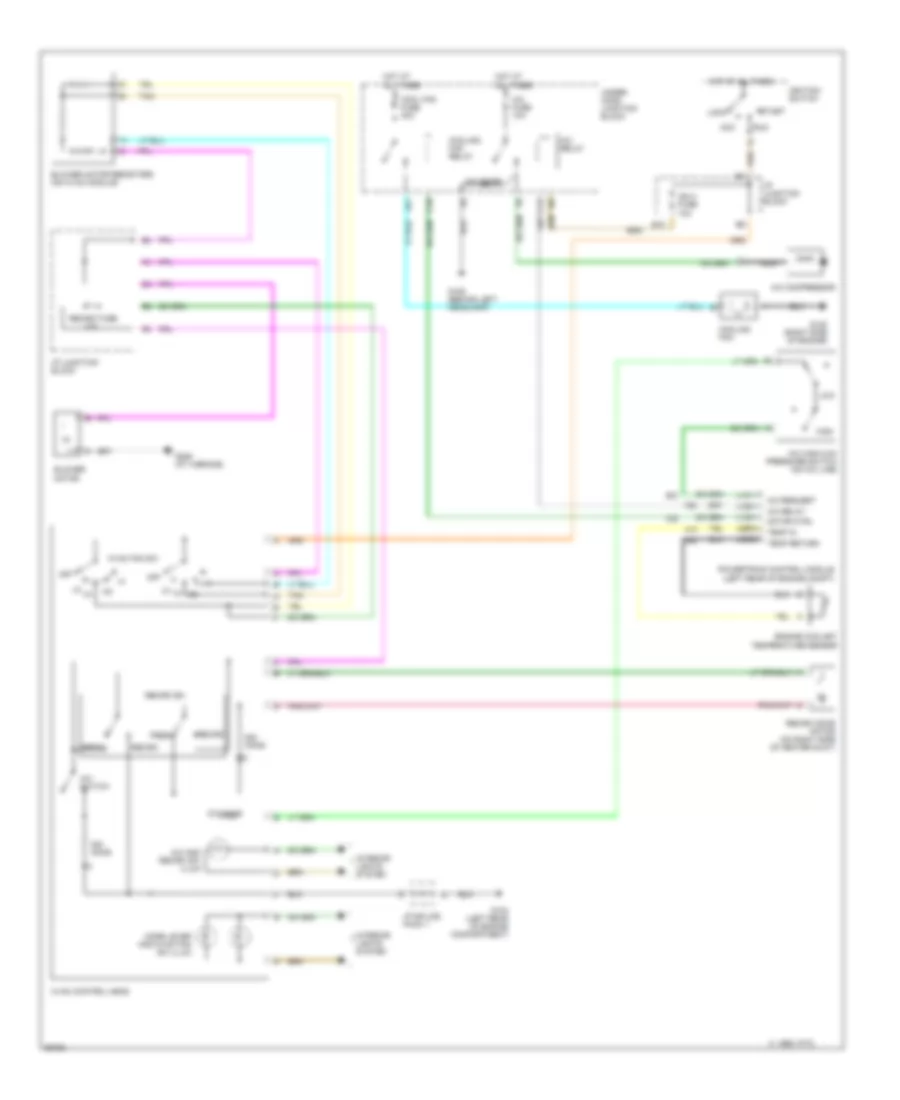 AC Wiring Diagram for Saturn SL2 1997