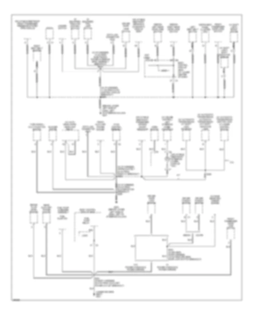 Ground Distribution Wiring Diagram (2 of 3) for Saturn Ion 2 2007