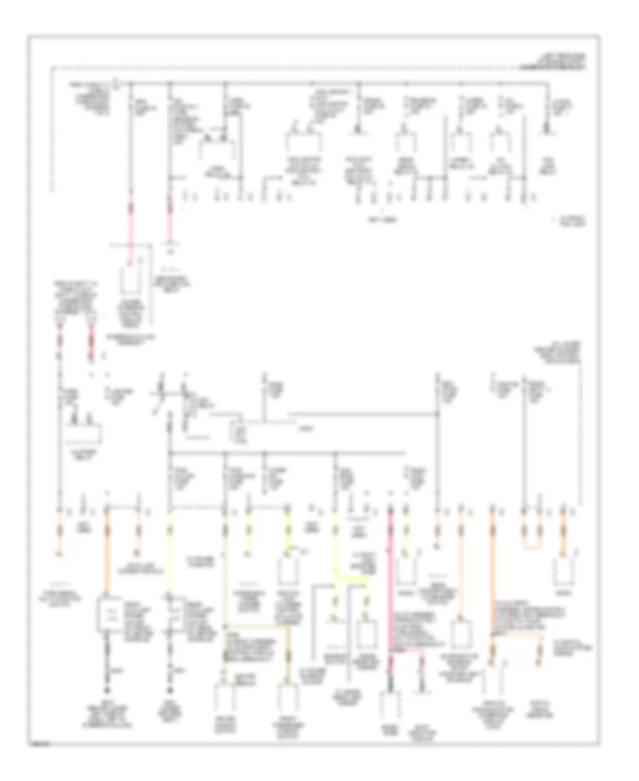 Power Distribution Wiring Diagram (2 of 3) for Saturn Ion 2 2007