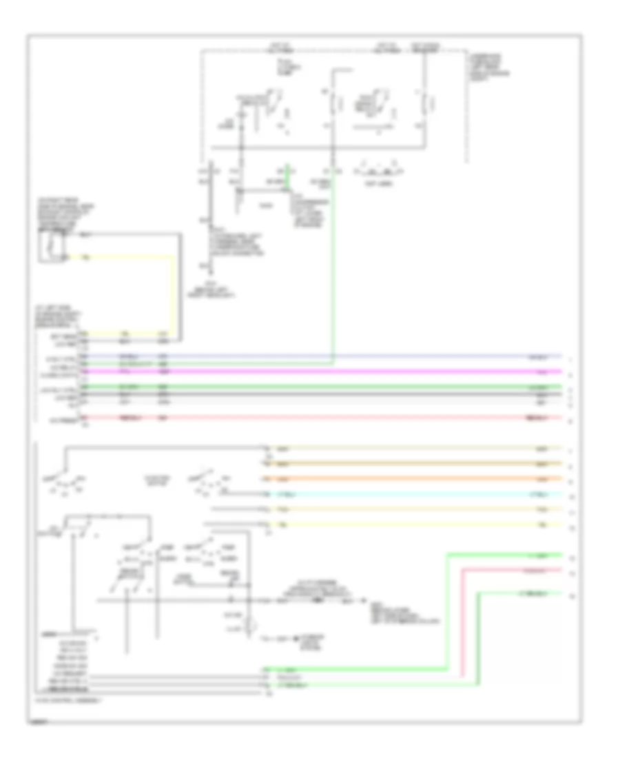 2.4L VIN B, Manual AC Wiring Diagram (1 of 2) for Saturn Ion 3 2007