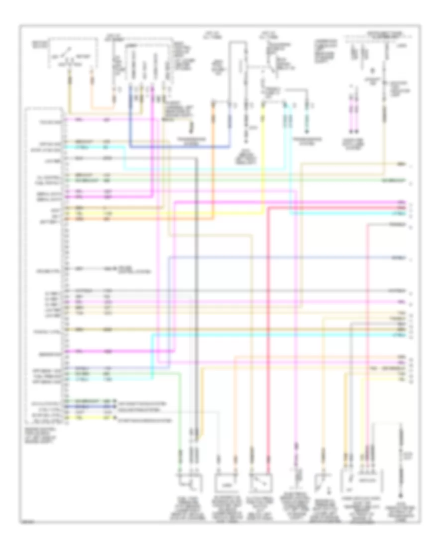 2.4L VIN B, Engine Performance Wiring Diagram (1 of 4) for Saturn Ion 3 2007