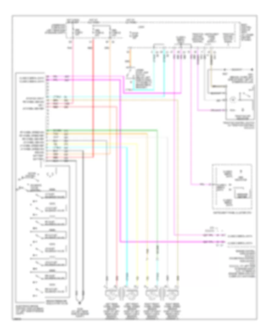 Anti-lock Brakes Wiring Diagram for Saturn Ion Red Line 2007