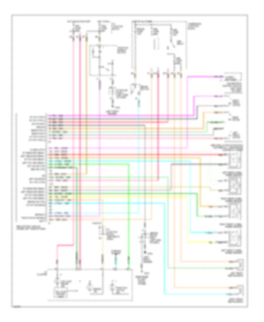 Anti lock Brake Wiring Diagrams for Saturn SL 1998