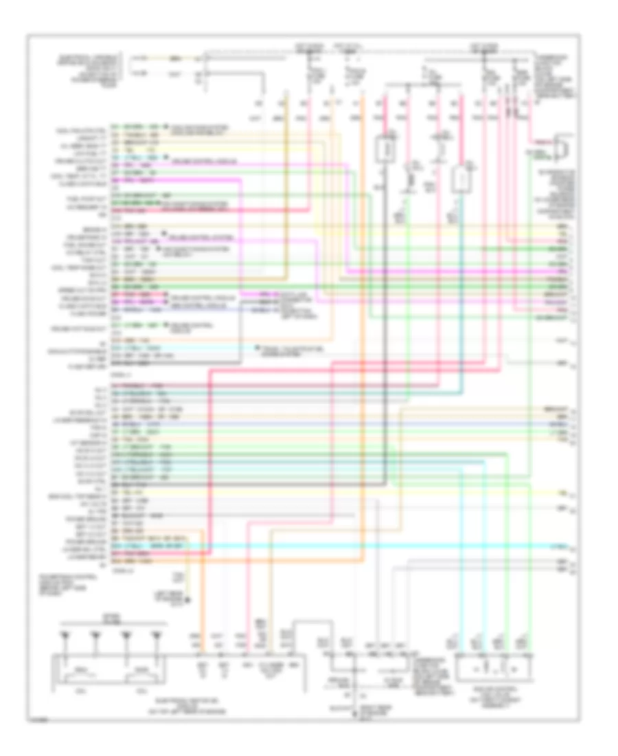 1 9L VIN 8 Engine Performance Wiring Diagrams 1 of 4 for Saturn SL 1998