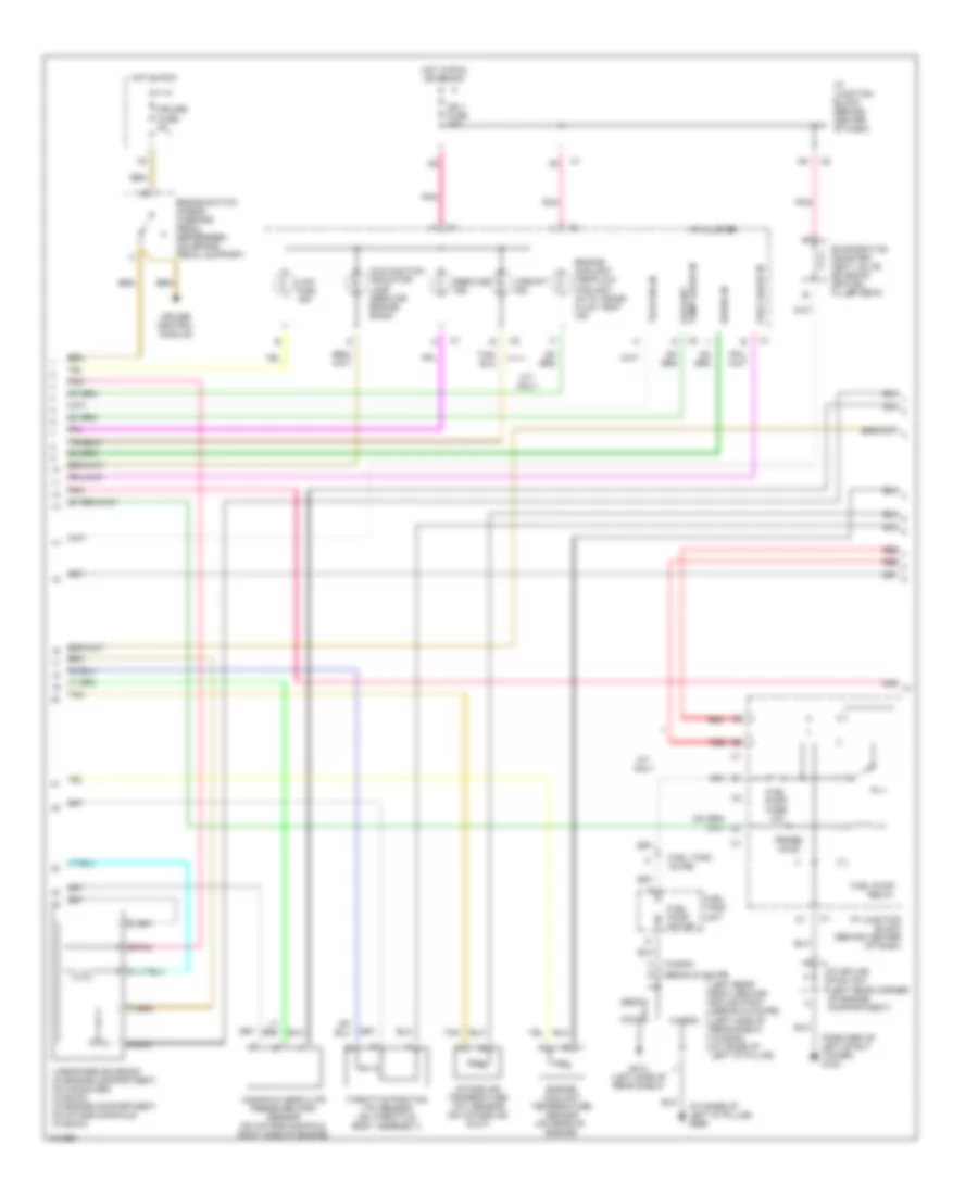 1.9L (VIN 8), Engine Performance Wiring Diagrams (2 of 4) for Saturn SL 1998