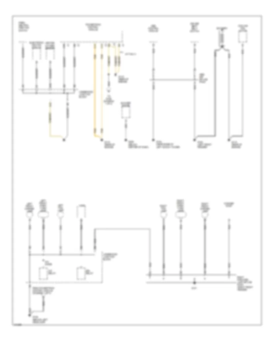 Ground Distribution Wiring Diagram 1 of 3 for Saturn SL 1998