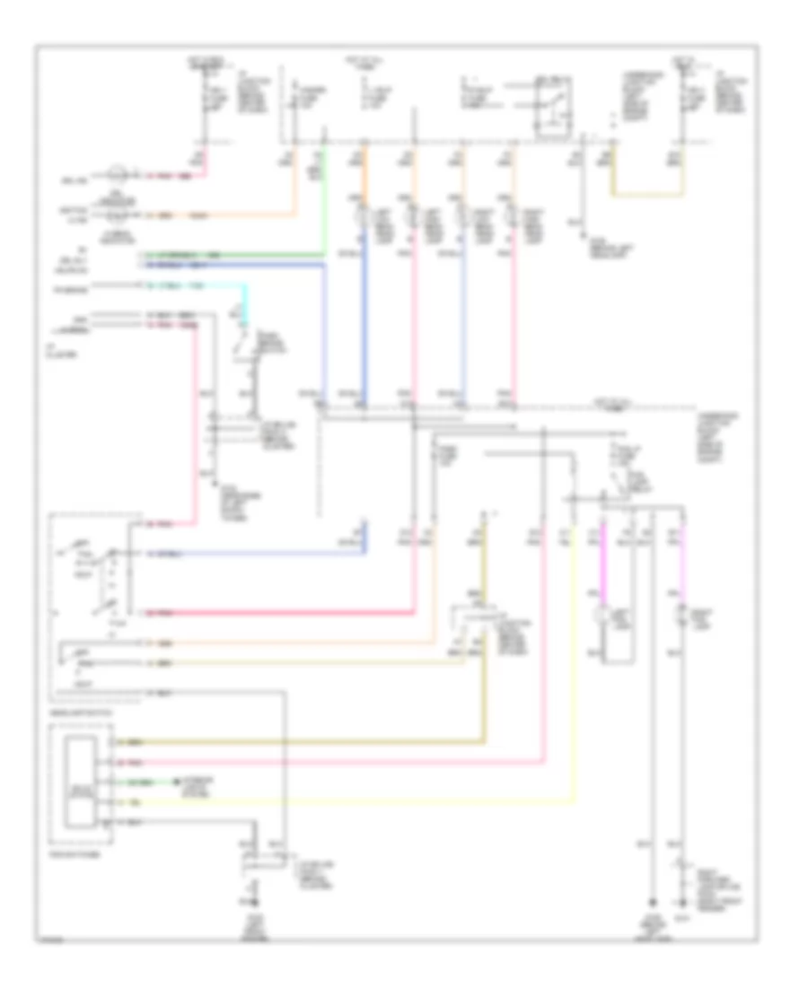 Headlight Wiring Diagram for Saturn SL 1998