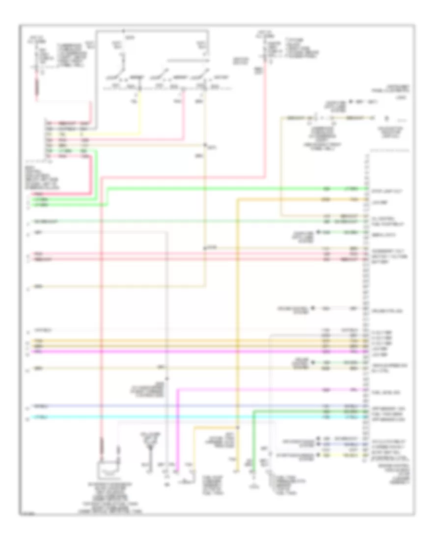 3.9L VIN 1, Engine Performance Wiring Diagram (4 of 4) for Saturn Relay 2007