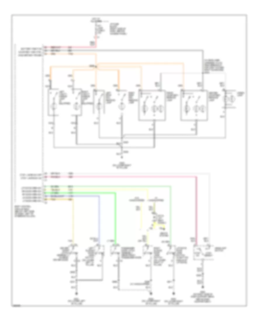 Courtesy Lamps Wiring Diagram for Saturn Relay 2007