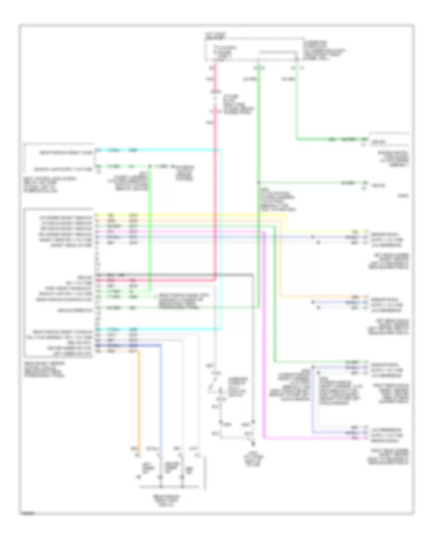Parking Assistant Wiring Diagram for Saturn Relay 2007