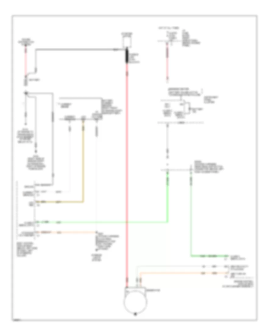 Charging Wiring Diagram for Saturn Relay 2007