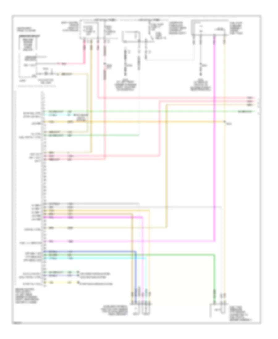 2.4L VIN B, Engine Performance Wiring Diagram (1 of 4) for Saturn Sky 2007