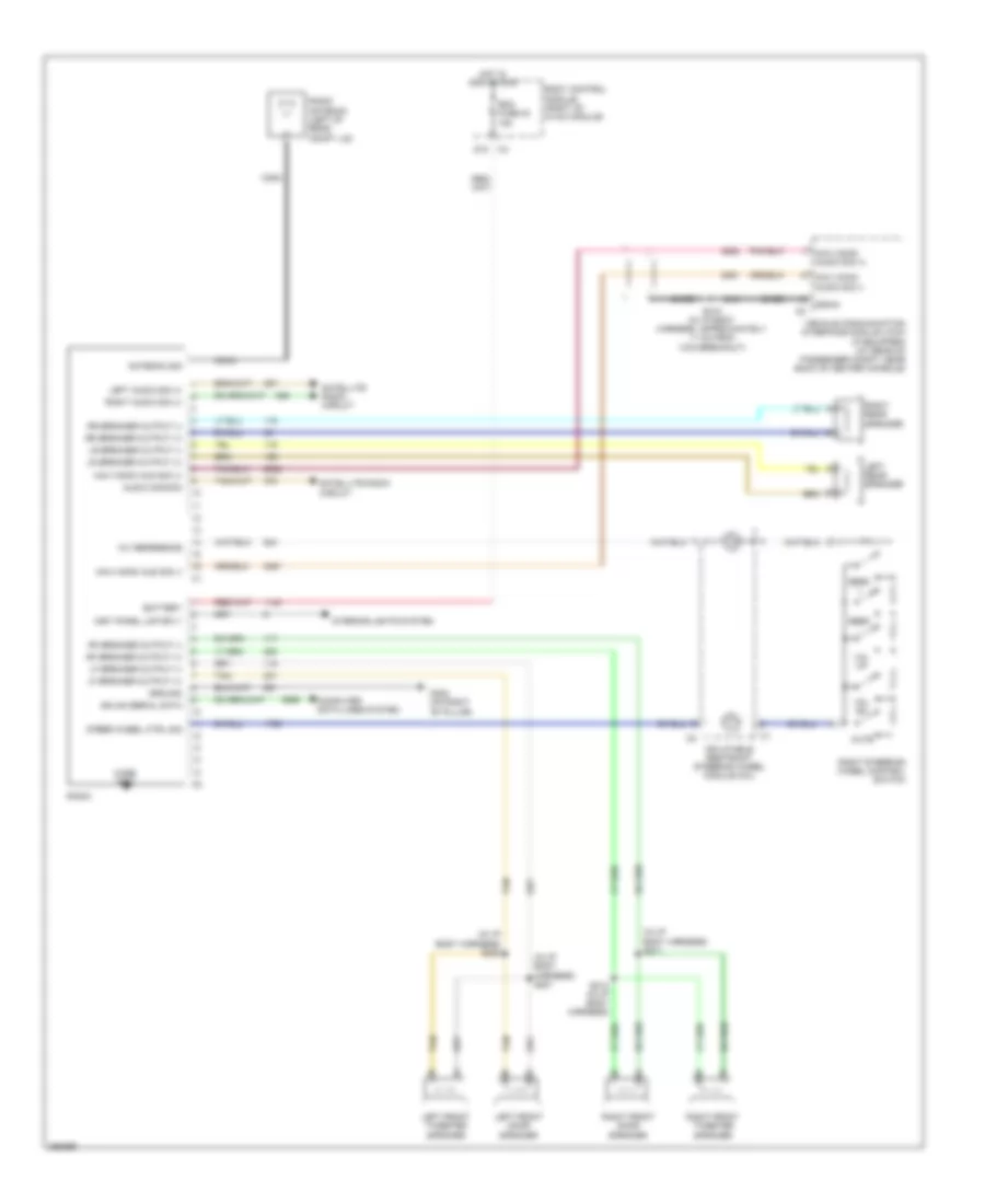 Radio Wiring Diagram, without Amplifier for Saturn Sky 2007