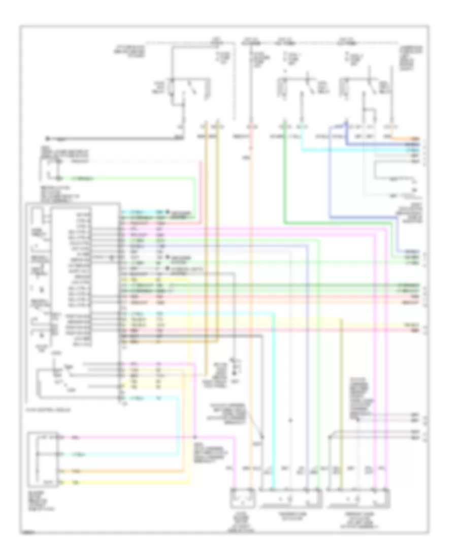 3 5L VIN 4 Manual A C Wiring Diagram 1 of 2 for Saturn Vue 2007