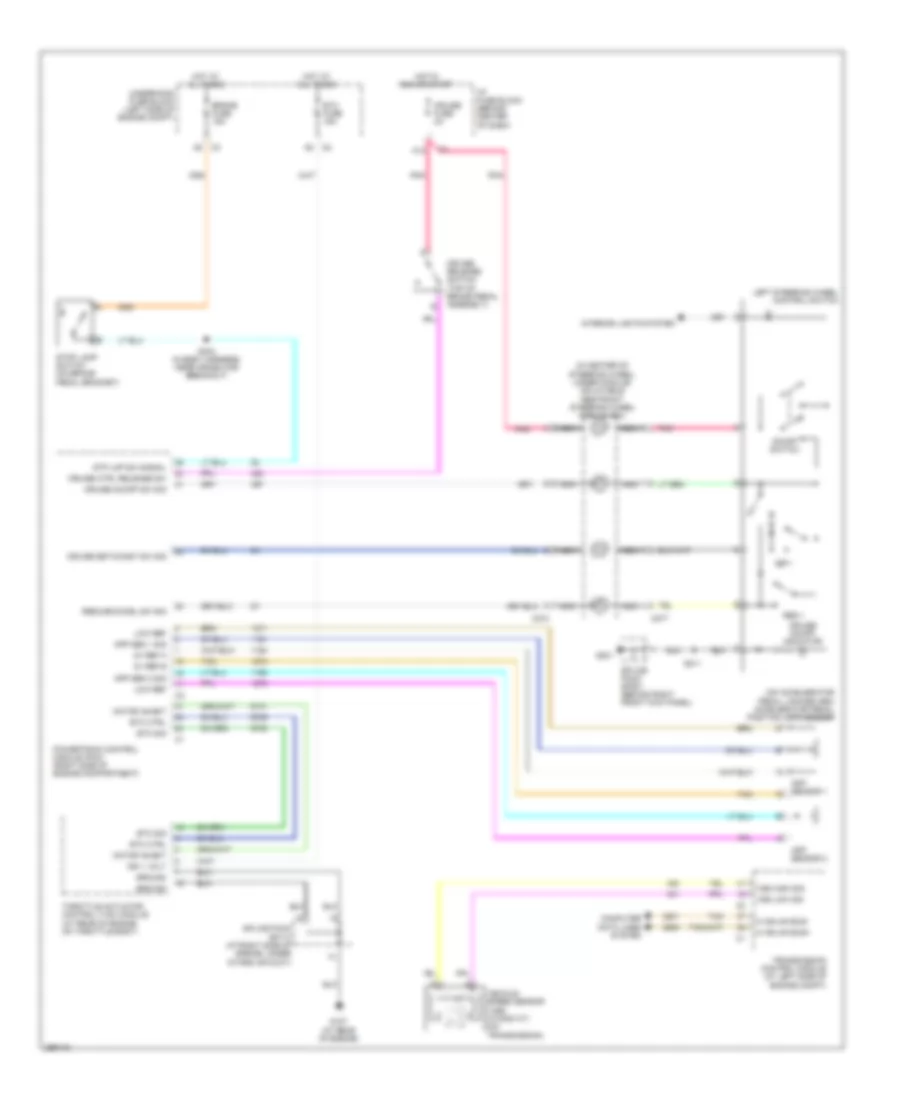 3.5L VIN 4, Cruise Control Wiring Diagram for Saturn Vue 2007