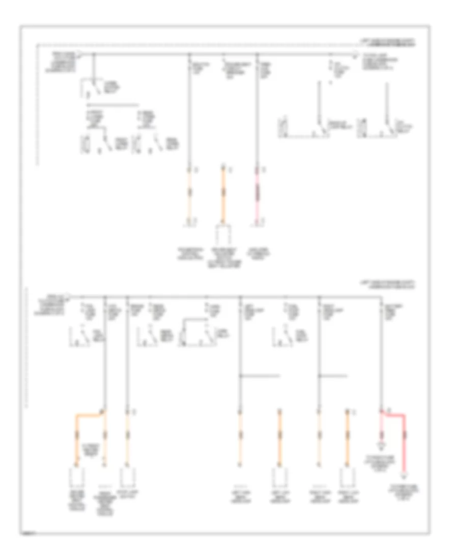 3 5L VIN 4 Power Distribution Wiring Diagram 3 of 4 for Saturn Vue 2007