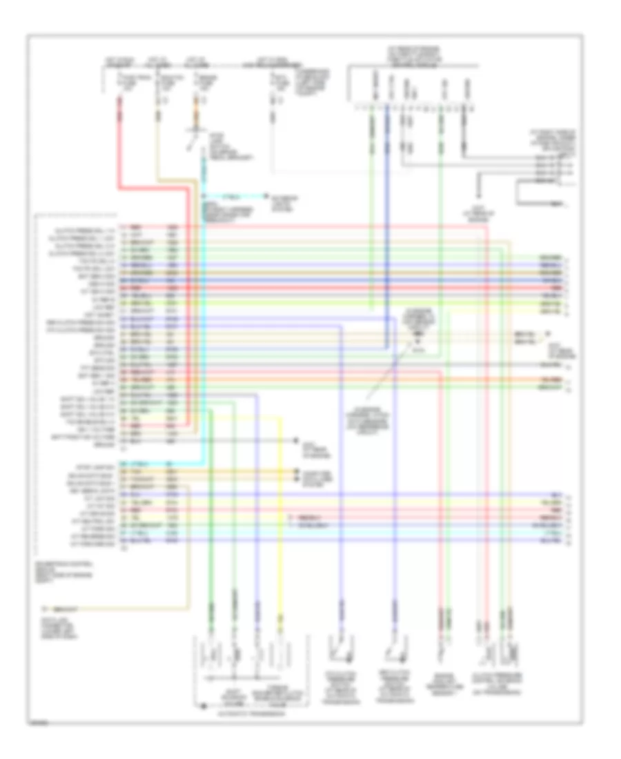 3 5L VIN 4 A T Wiring Diagram 1 of 2 for Saturn Vue 2007
