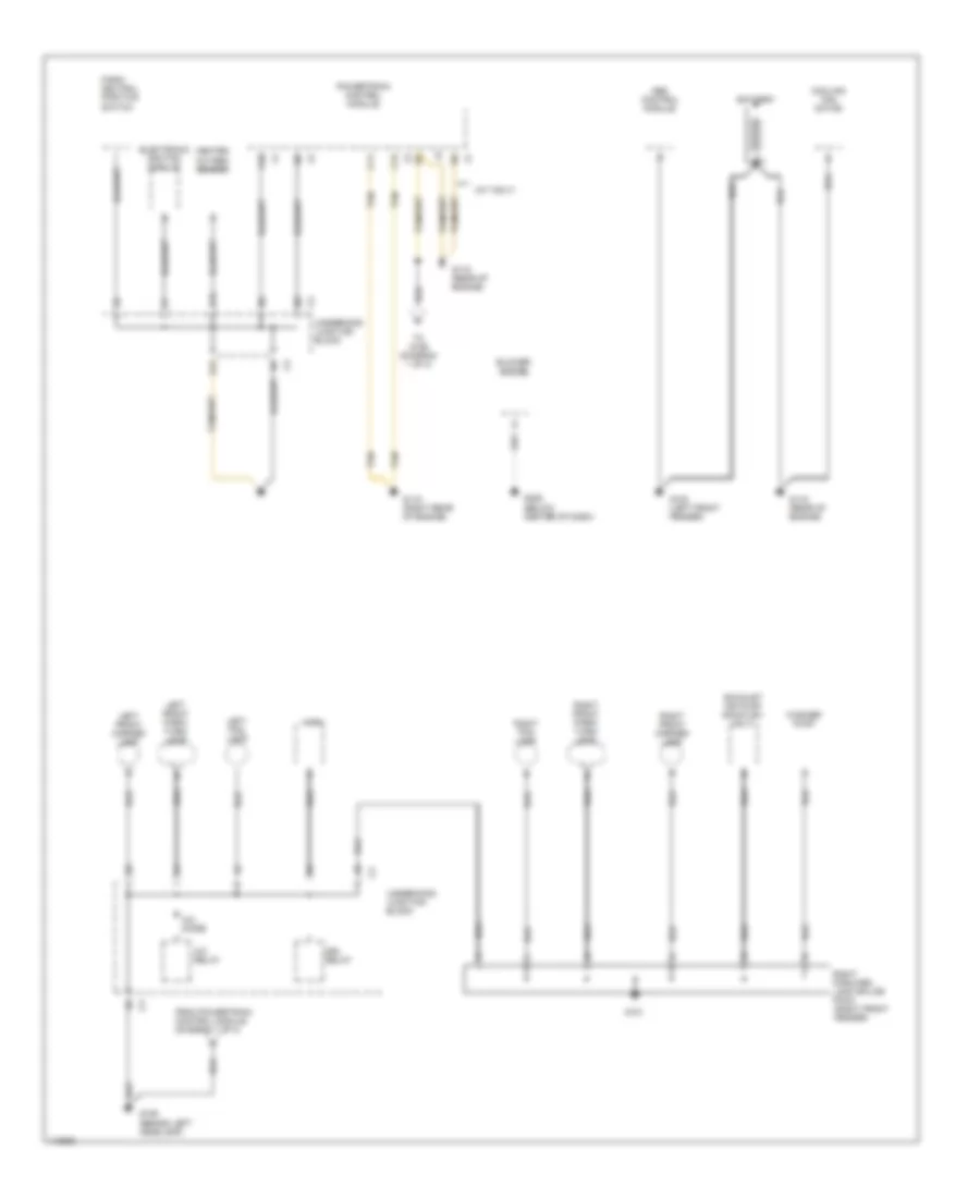 Ground Distribution Wiring Diagram 1 of 3 for Saturn SC1 1999