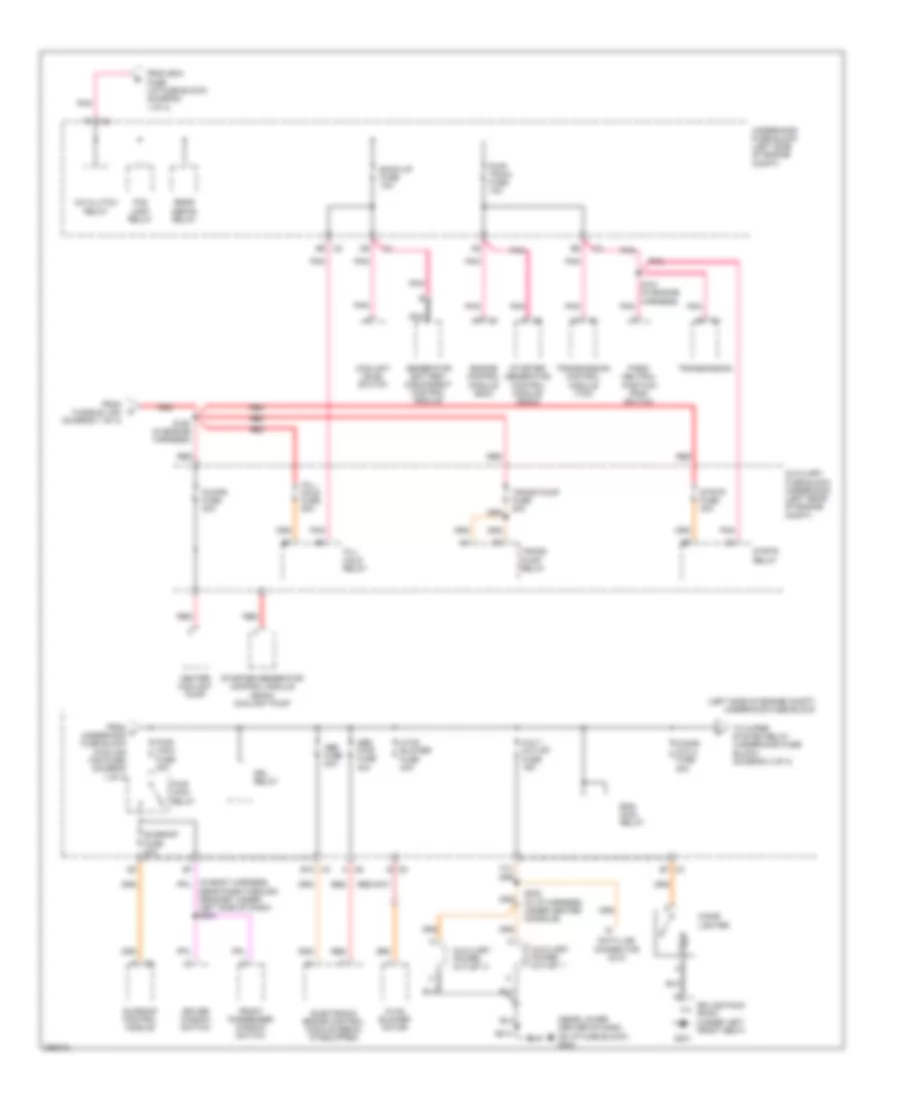 2 4L VIN Z Power Distribution Wiring Diagram 2 of 4 for Saturn Vue Red Line 2007