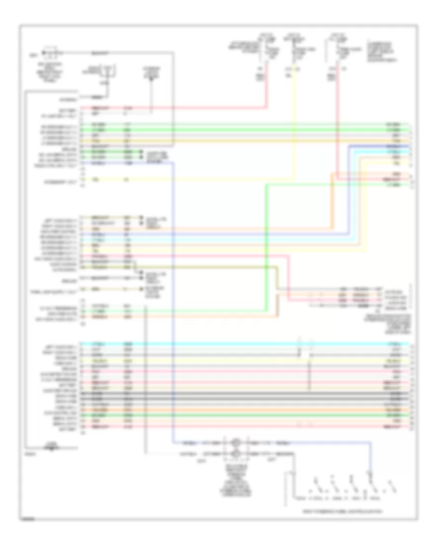 Premium Sound Radio Wiring Diagram 1 of 2 for Saturn Vue Red Line 2007