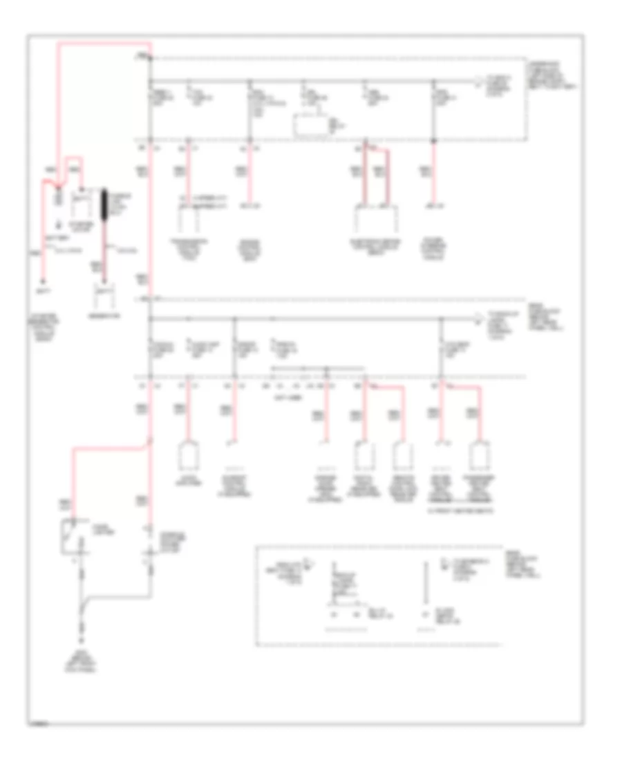 Power Distribution Wiring Diagram 1 of 5 for Saturn Aura Green Line 2008