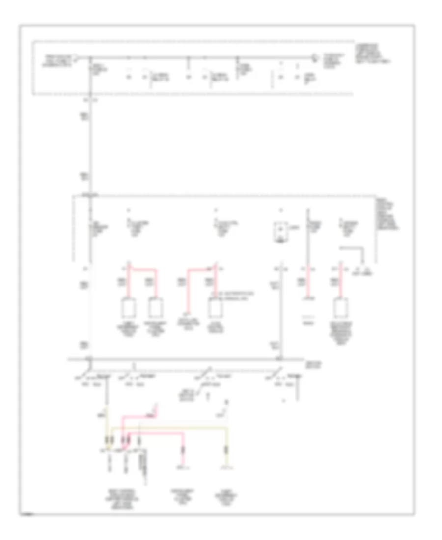 Power Distribution Wiring Diagram 3 of 5 for Saturn Aura Green Line 2008
