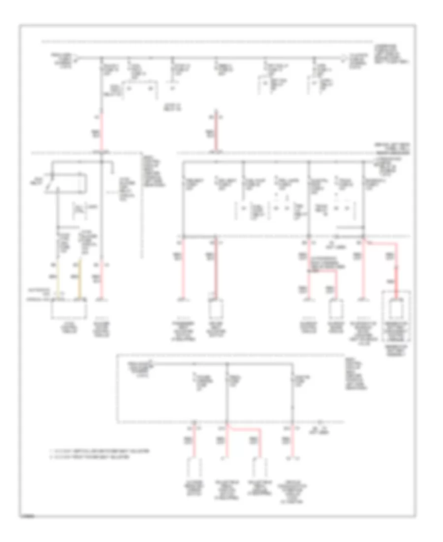Power Distribution Wiring Diagram 4 of 5 for Saturn Aura Green Line 2008