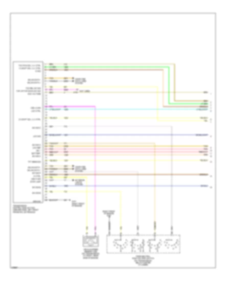 2.4L VIN B, Transmission Wiring Diagram (1 of 2) for Saturn Aura Green Line 2008