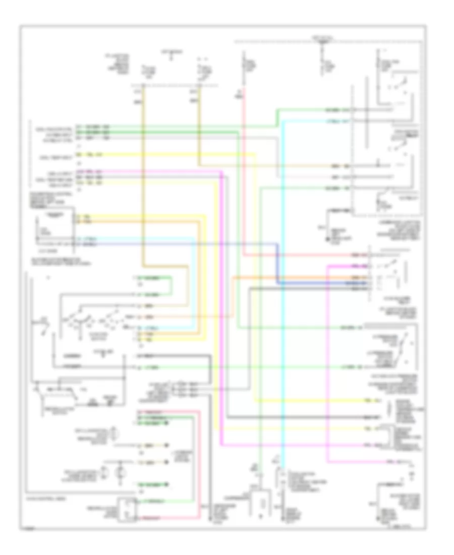 Manual AC Wiring Diagram for Saturn SL2 1999