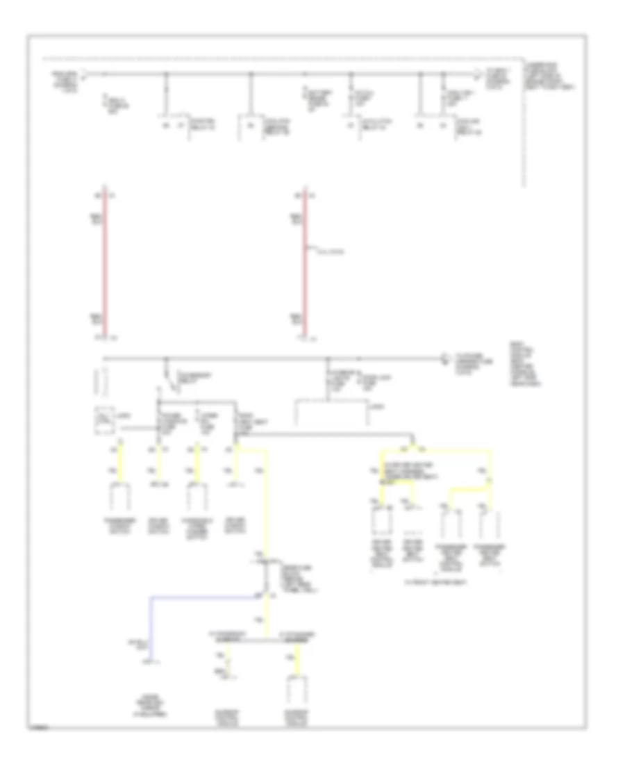Power Distribution Wiring Diagram (2 of 5) for Saturn Aura XE 2008