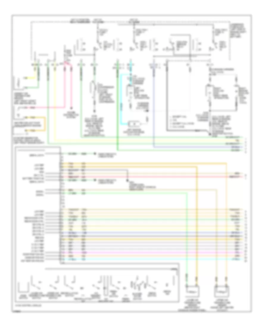 Automatic A C Wiring Diagram 1 of 2 for Saturn Aura XR 2008