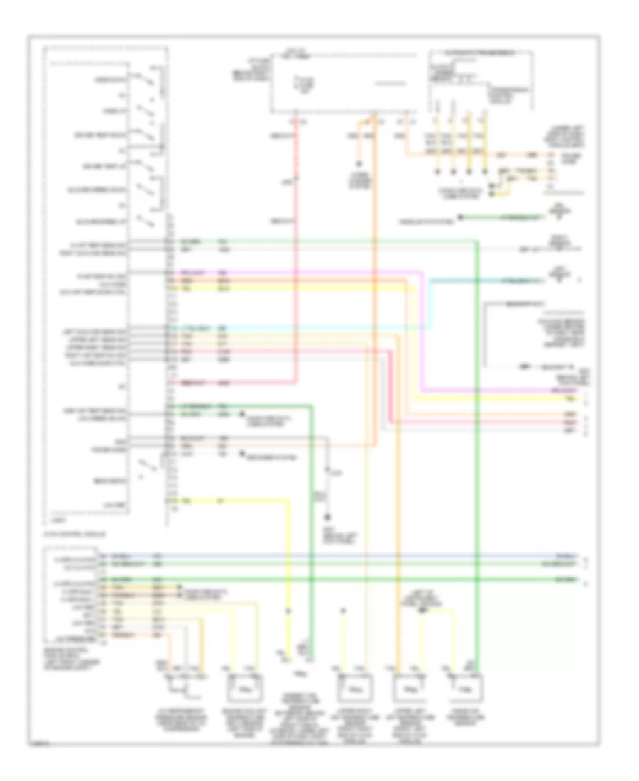 Automatic A C Wiring Diagram 1 of 4 for Saturn Outlook XR 2008