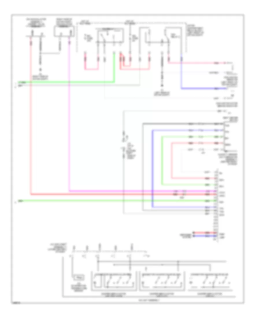Automatic A/C Wiring Diagram, EV (3 из 3) для Scion iQ 2013