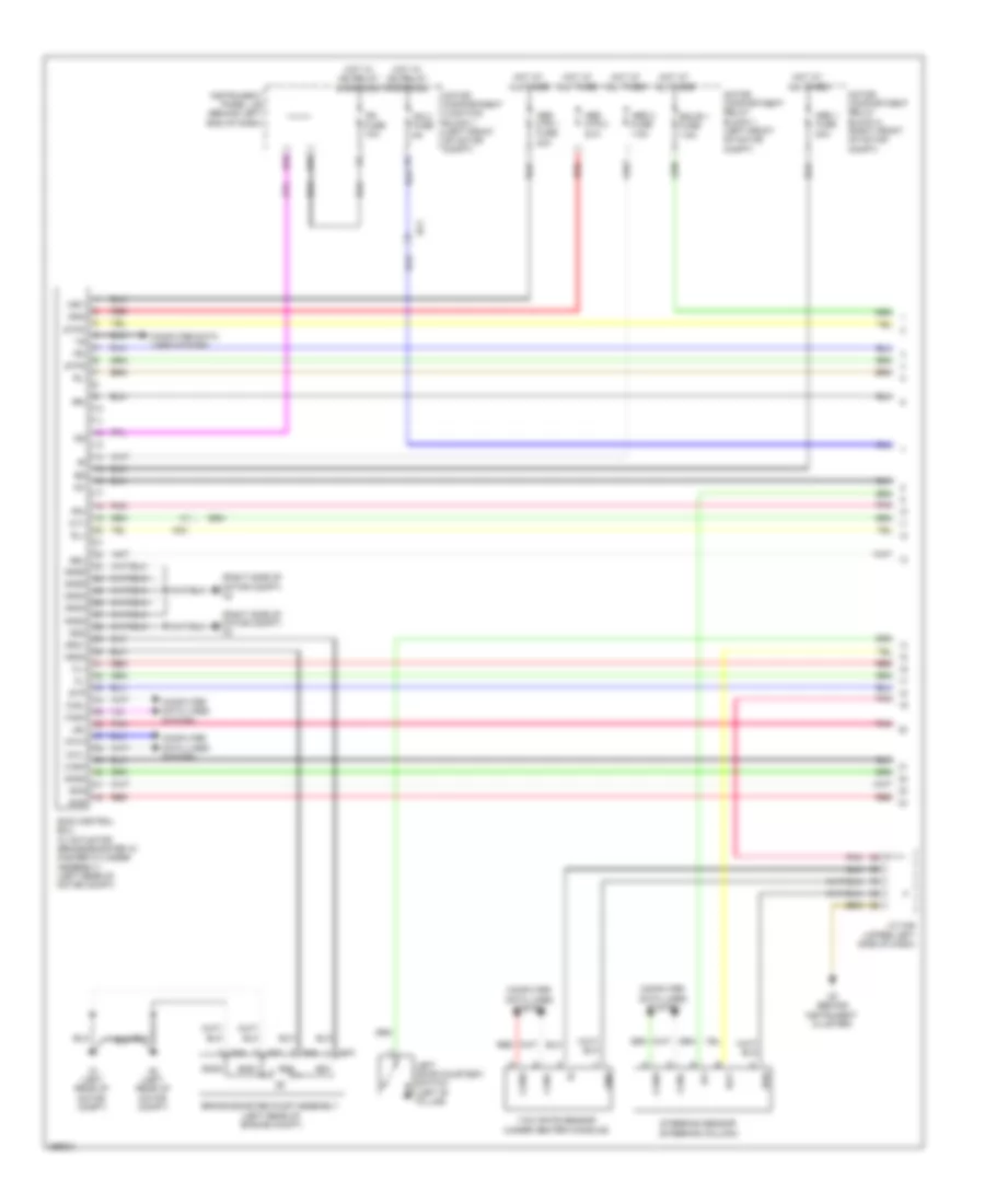 Электросхема антиблокировочной тормозной системы АБС (ABS), EV (1 из 2) для Scion iQ 2013