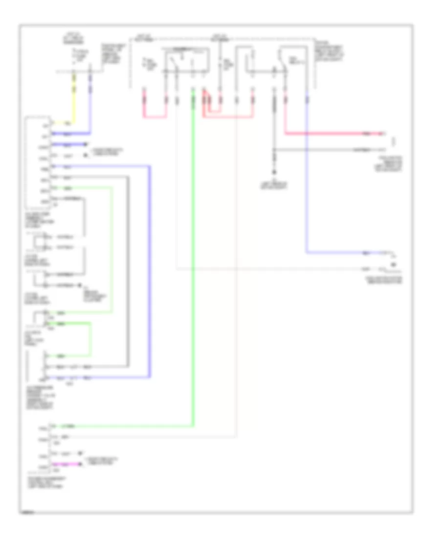 Cooling Fan Wiring Diagram, EV для Scion iQ 2013