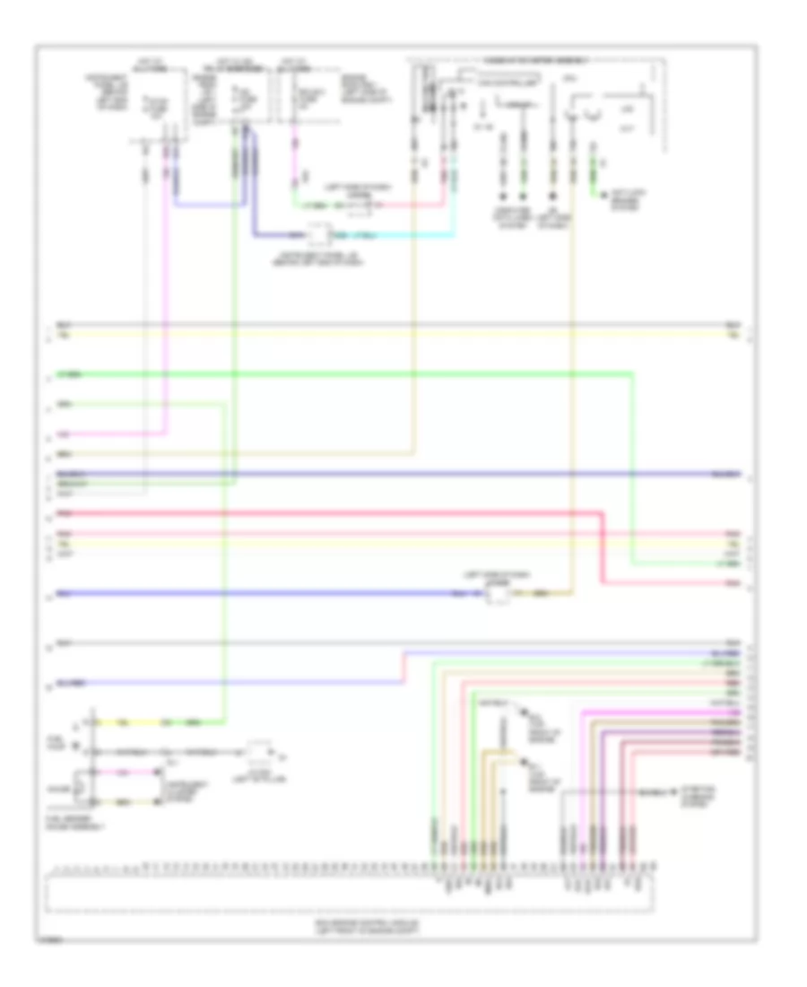 1.3L, Электросхема системы управления двигателем (2 из 4) для Scion iQ 2013