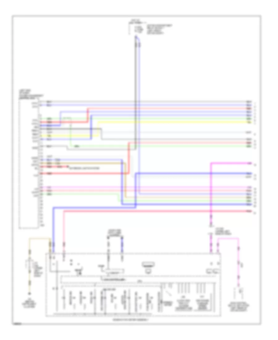 электрический, Электросхема системы управления двигателем (1 из 10) для Scion iQ 2013
