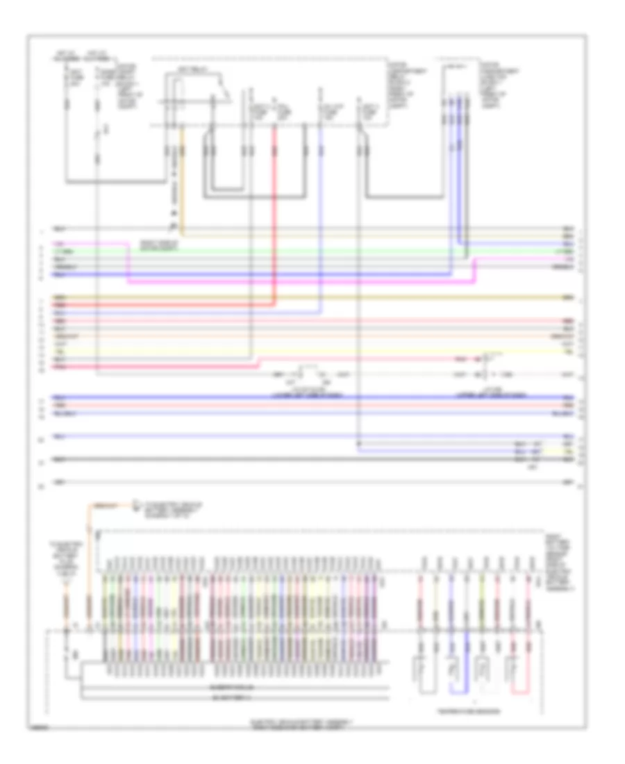 электрический, Электросхема системы управления двигателем (6 из 10) для Scion iQ 2013