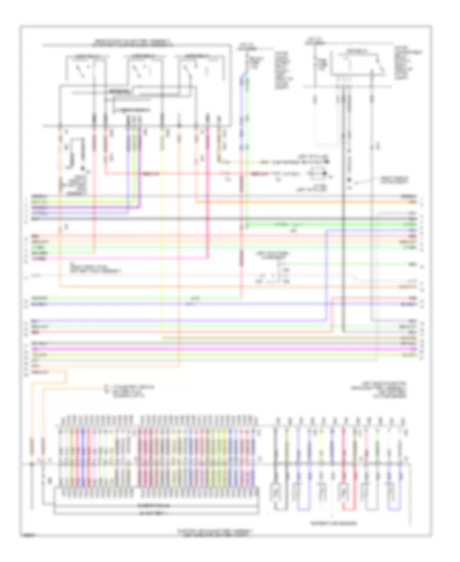 электрический, Электросхема системы управления двигателем (8 из 10) для Scion iQ 2013