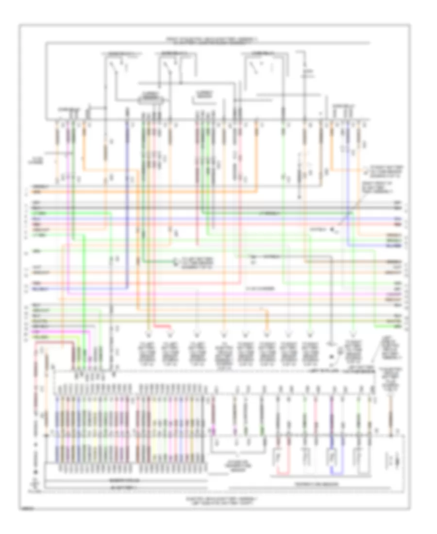 электрический, Электросхема системы управления двигателем (9 из 10) для Scion iQ 2013