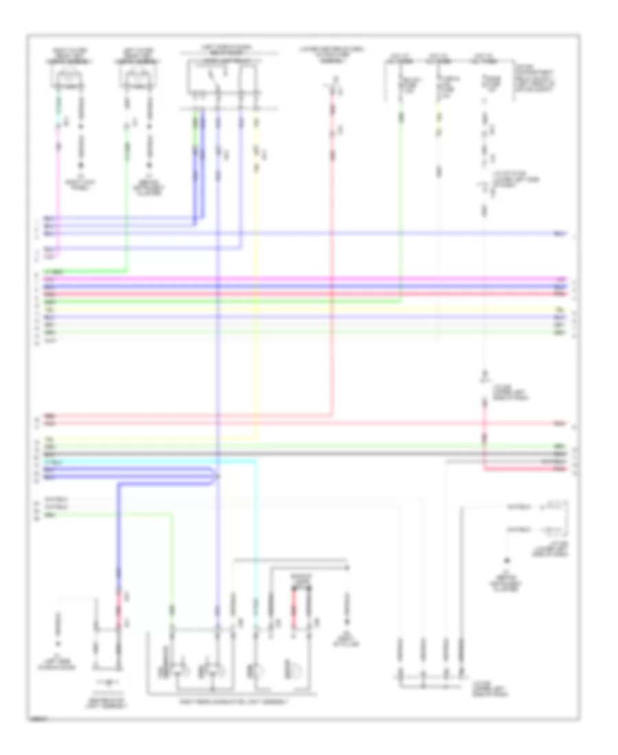 Exterior Lamps Wiring Diagram, EV (2 из 3) для Scion iQ 2013