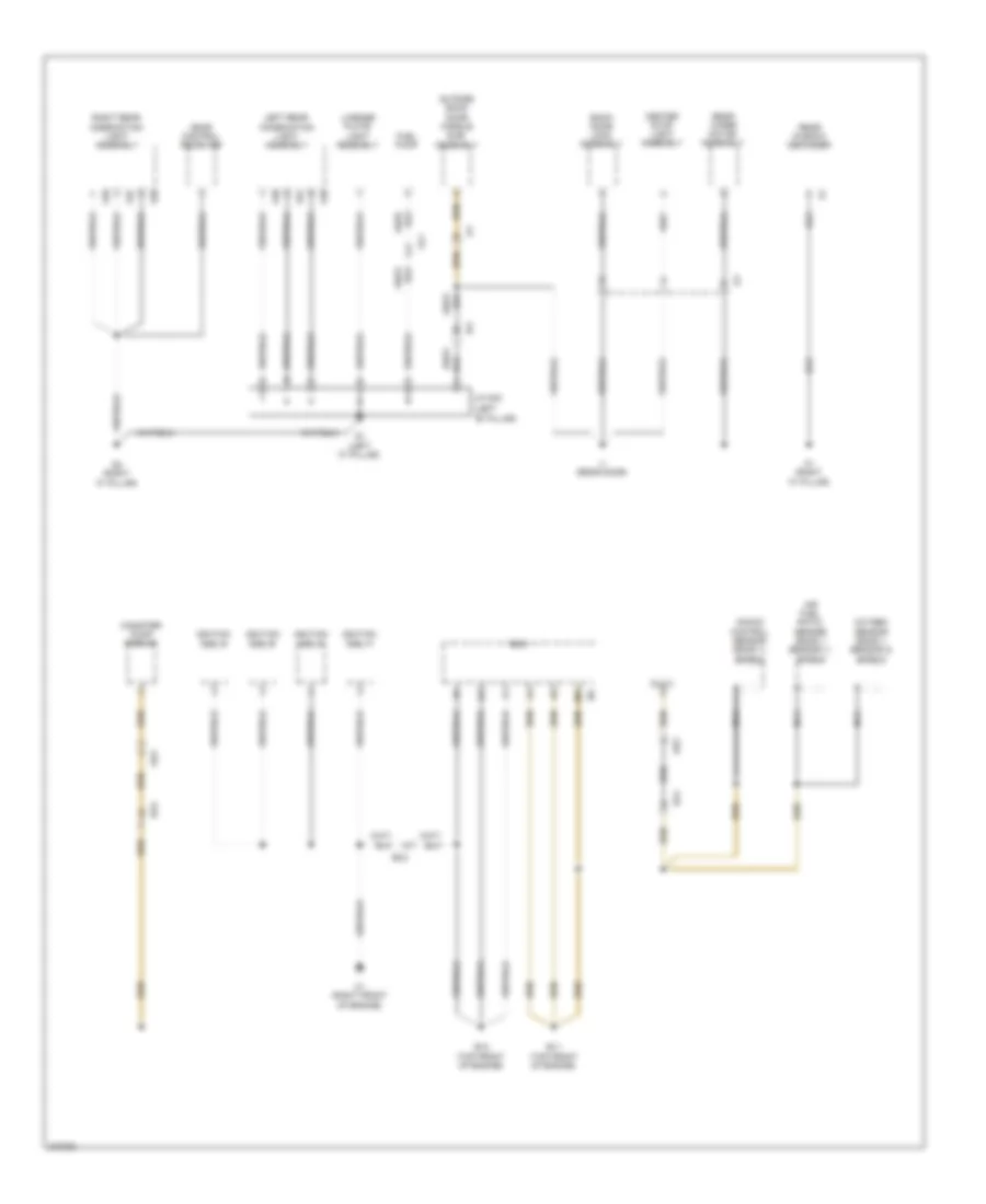 Электросхема подключение массы заземления, кроме EV (1 из 3) для Scion iQ 2013