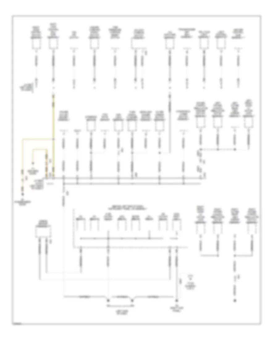Электросхема подключение массы заземления, кроме EV (2 из 3) для Scion iQ 2013